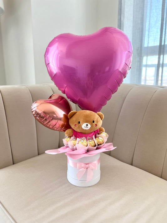 Gender Reveal Bobo Balloon with Breakable Heart – Bubbles Gift